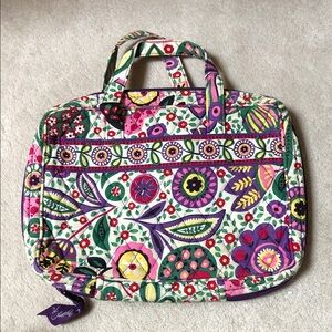 Vera Bradley Viva la Vera zip up organizer book bag
